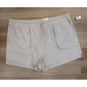 Old Navy Active‎ Women's Beige Shorts Stretchtech Dry Quick Plus Size 4X